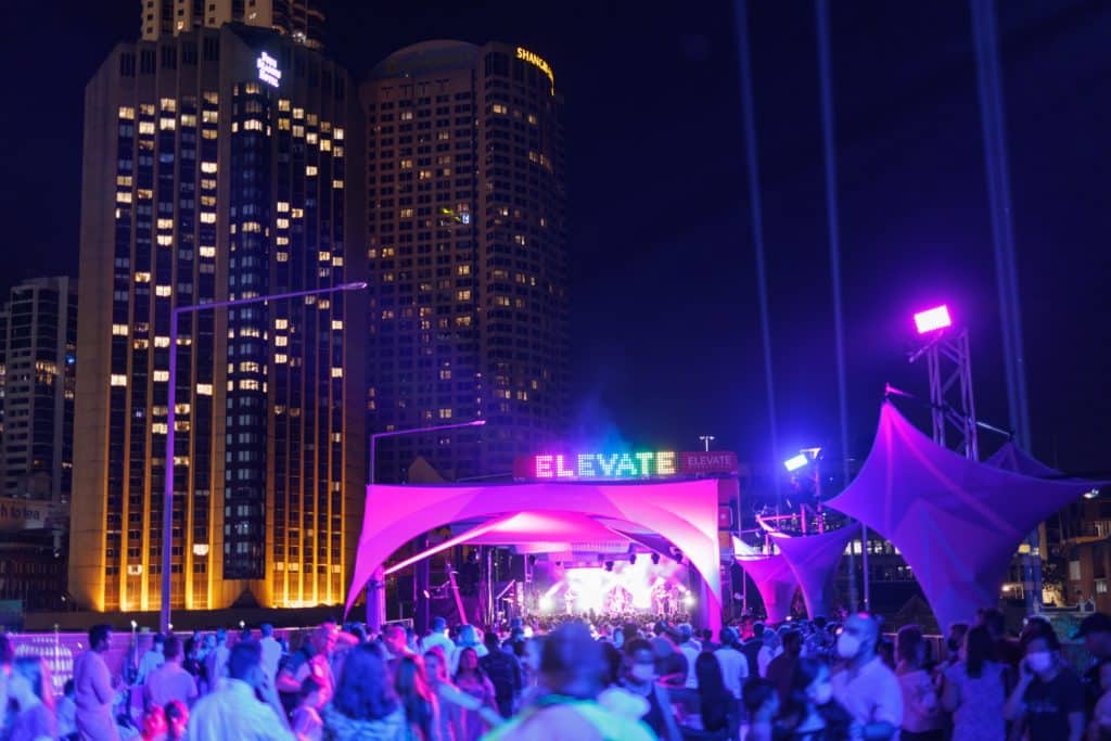 elevate festival stage, sydney