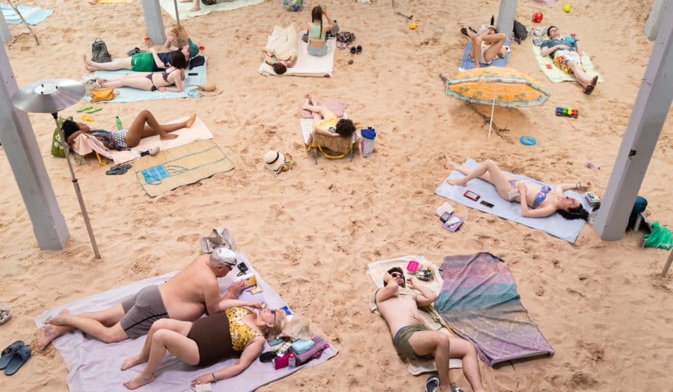 Town Hall Is Transforming Into An Artificial Beach Filled With 26 Tonnes Of Sand This Weekend