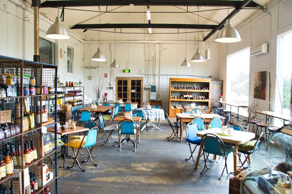 industrial chic cafe in robertson, southern highlands nsw