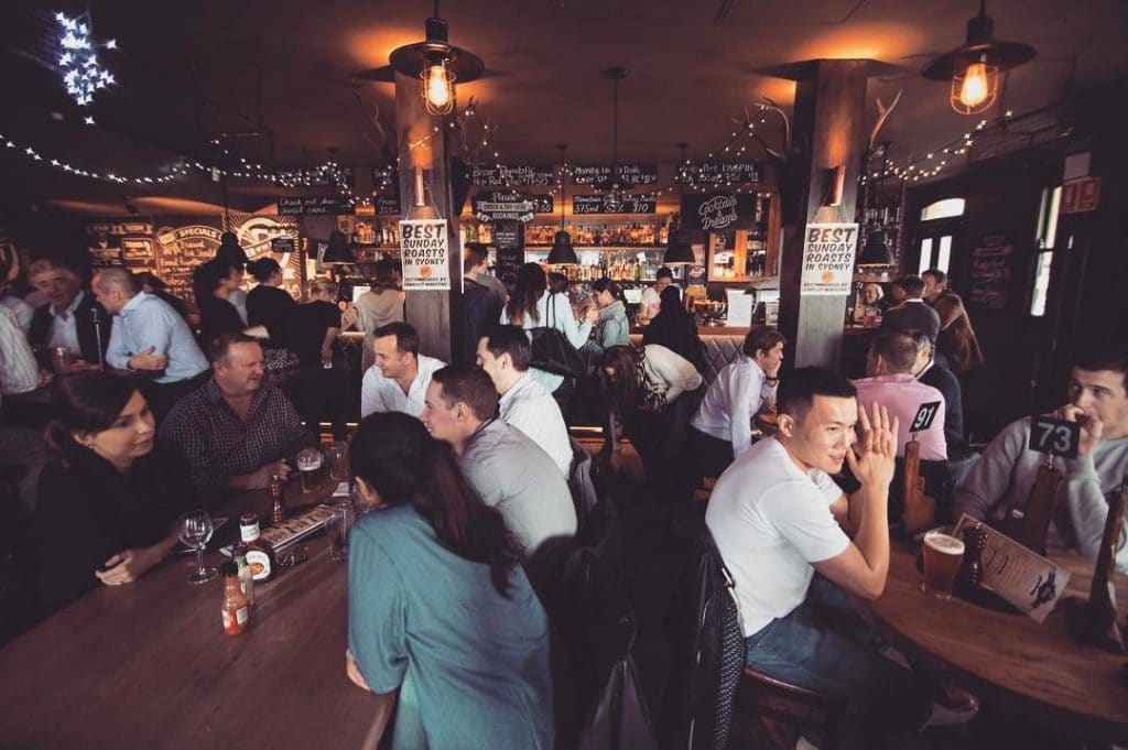 cosy pubs in sydney