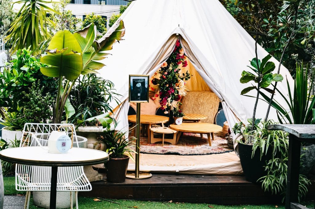 This Surry Hills Bar Has Transformed Into A Bohemian Glamping Hideout For Winter