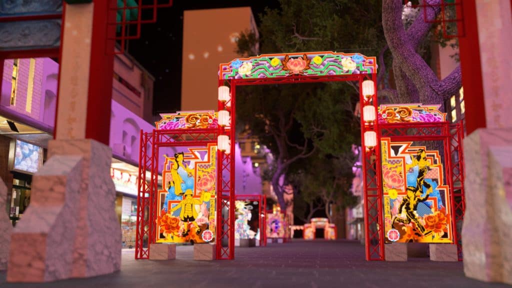Chinatown Has Transformed Into A Neon Playground For A Vibrant Street Festival