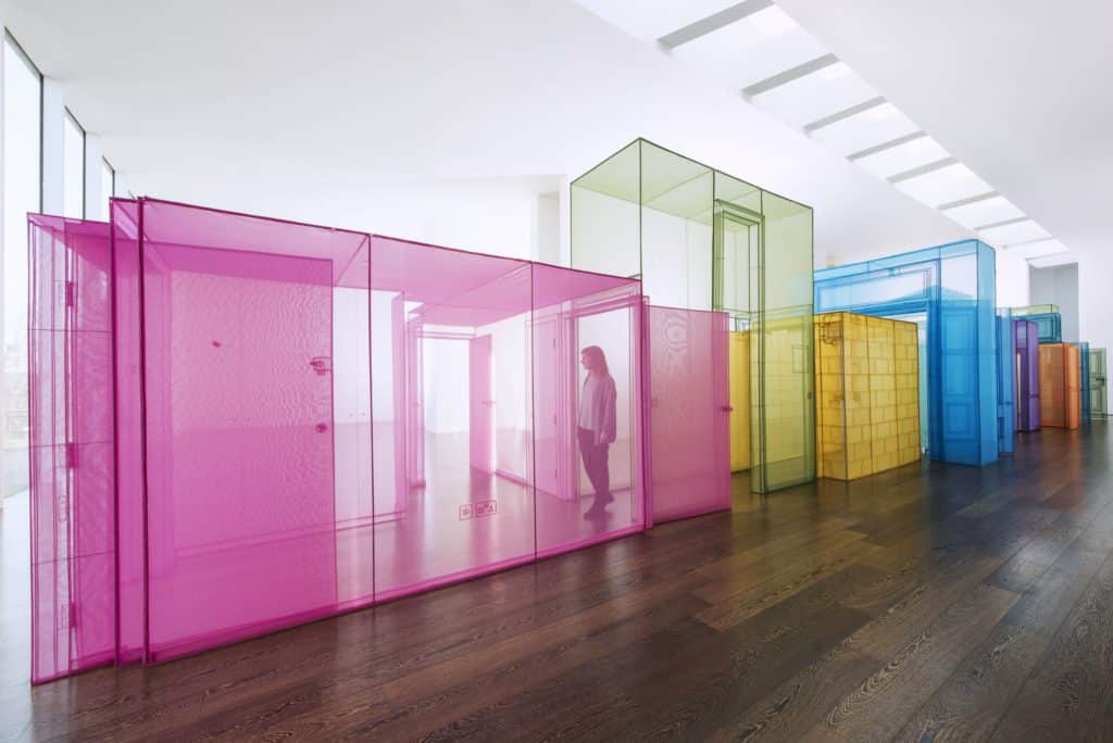 a colourful artwork by Do Ho Suh
