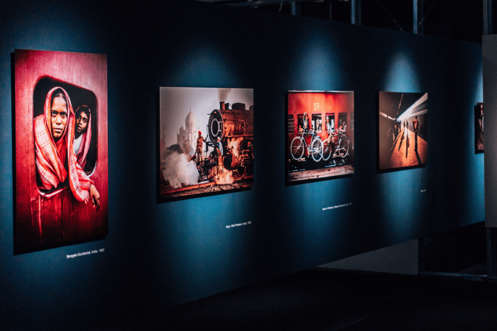 Five images at the ICONS exhibition in Sydney