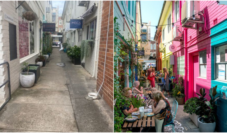 A Forgotten Sydney Laneway Has Come To Life With Murals, Coffee Shops And Mediterranean Vibes