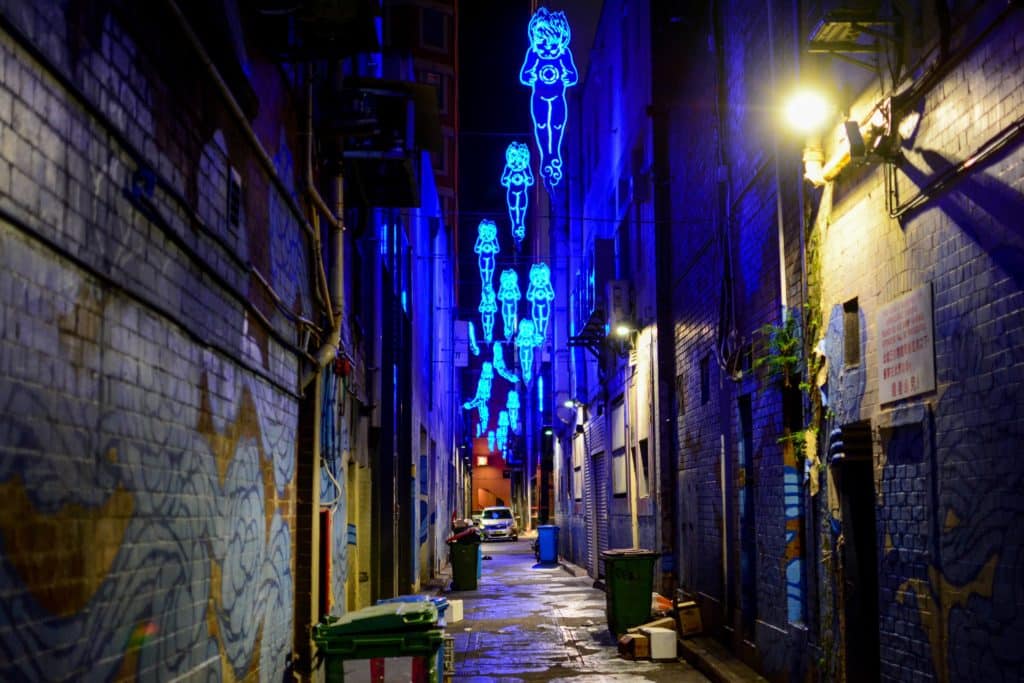 This Glow-In-The-Dark Laneway Is One Of Sydney’s Best-Kept Secrets